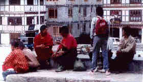 A street in Thimpu